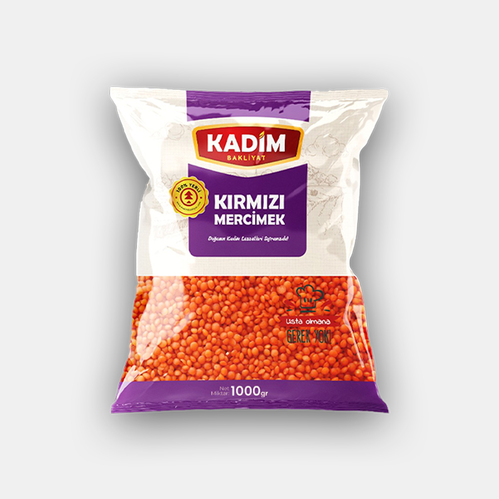 Kadim Kırmızı Mercimek 1000 gr.
